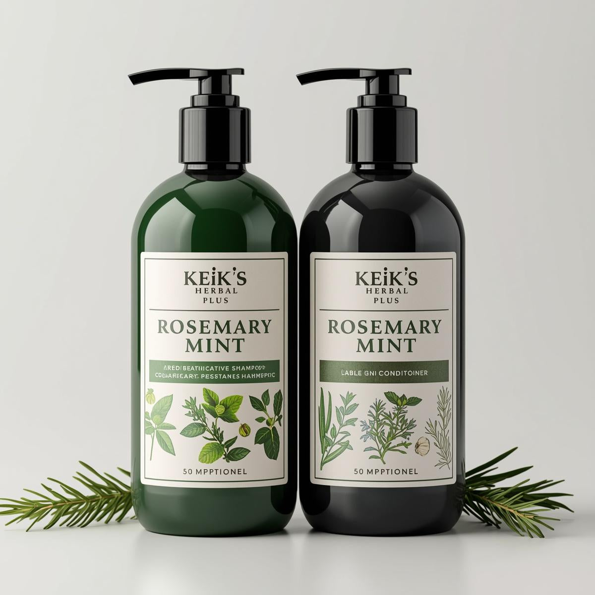 Rosemary Mint Shampoo and Conditioner